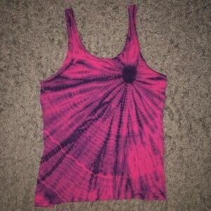 Stranded Tie Dye Tank Top, Size XXL
